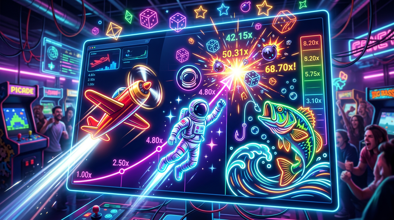 Cover image for article: Aviator vs Spaceman vs Big Bass Crash – The Top 3 Crash Games Compared in 2026