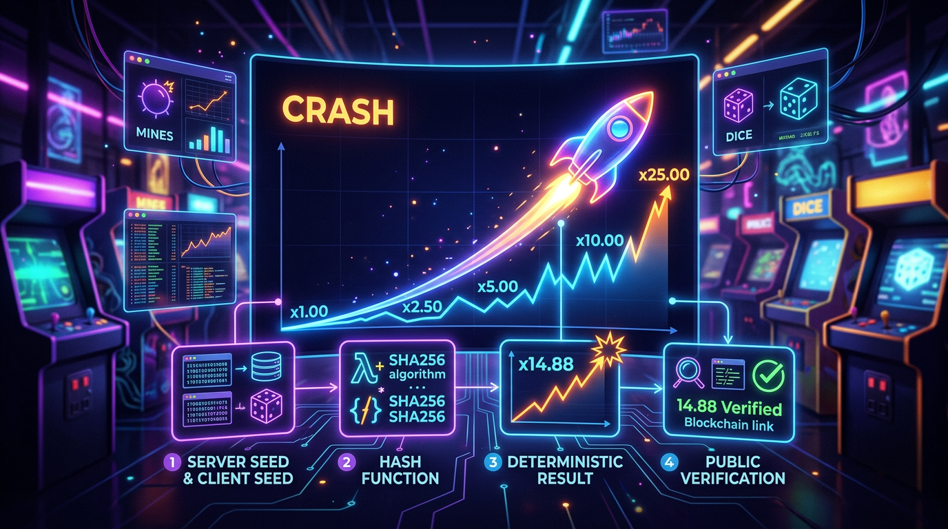 The Foundation of Provably Fair Gaming — How Provably Fair Technology Works in Mini Games – Verifying Every Crash Round