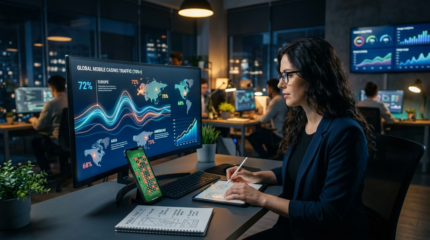 The Numbers Behind the Mobile Surge — Mobile Casino Traffic Hits 70%+ Globally – How This Shift Is Redesigning Game Inte