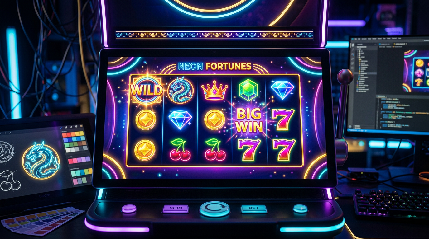 Featured image for How Online Slots Are Developed – From Concept Art to Casino Lobby Launch