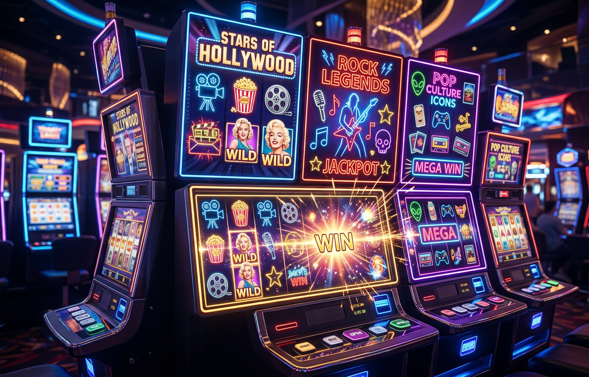 Featured image for The Rise of Branded Slots in 2026 – Movie, Music, and Pop Culture Themes Dominating the Lobby