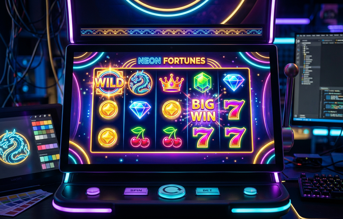 Featured image for How Online Slots Are Developed – From Concept Art to Casino Lobby Launch