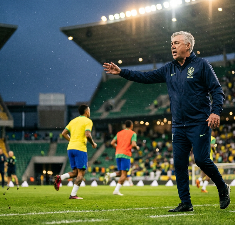 Cover image for article: How Carlo Ancelotti Is Rebuilding Brazil Ahead of the 2026 World Cup